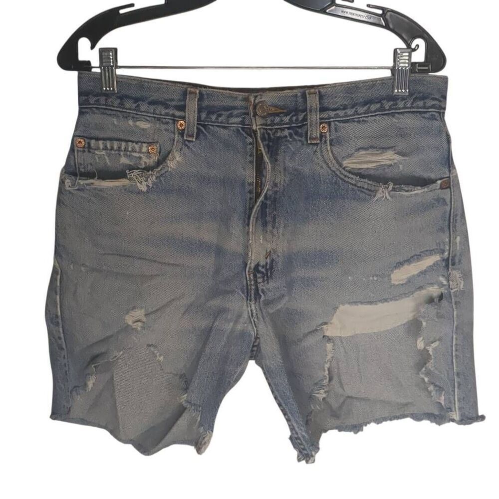 Distressed Denim Women's Shorts